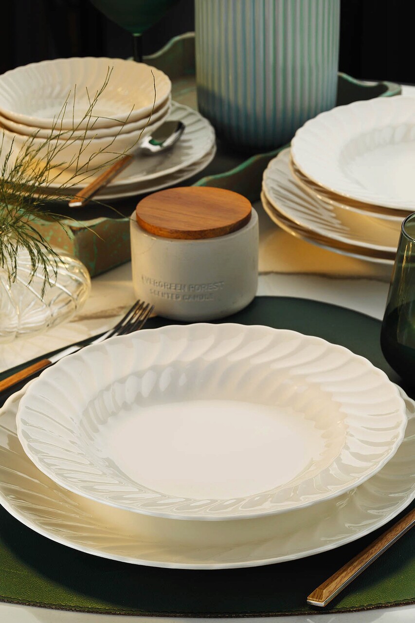 Serviciu de masa 24 piese BNLY24Y200, Kutahya Porselen, portelan, multicolor - imagine 6